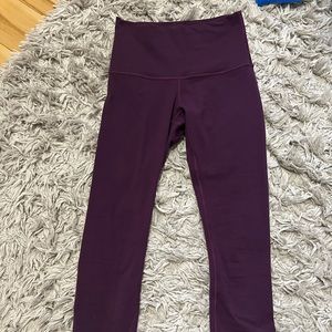 Size 6 lululemon crops